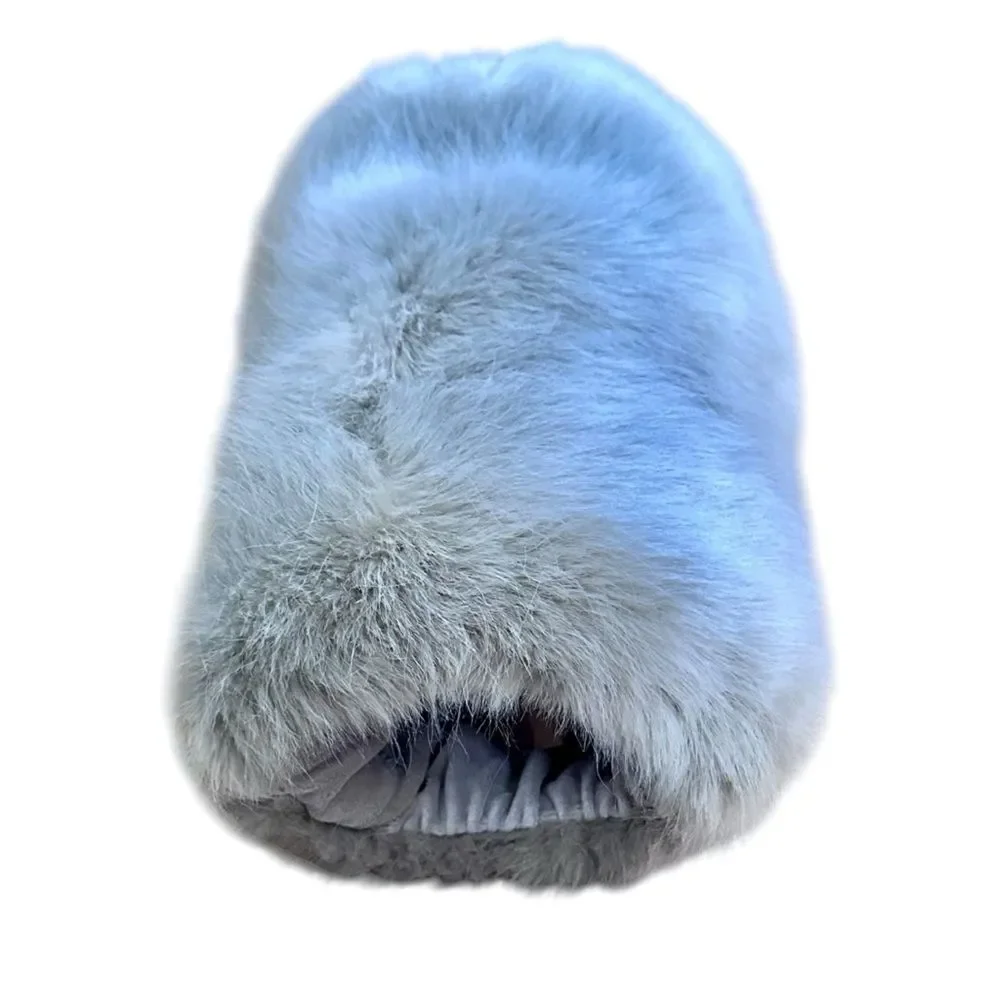 Restoration Hardware RH Faux Fur Hand Muff Tan